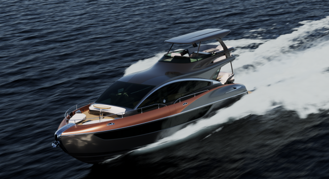Lexus présente son dernier yacht de luxe.